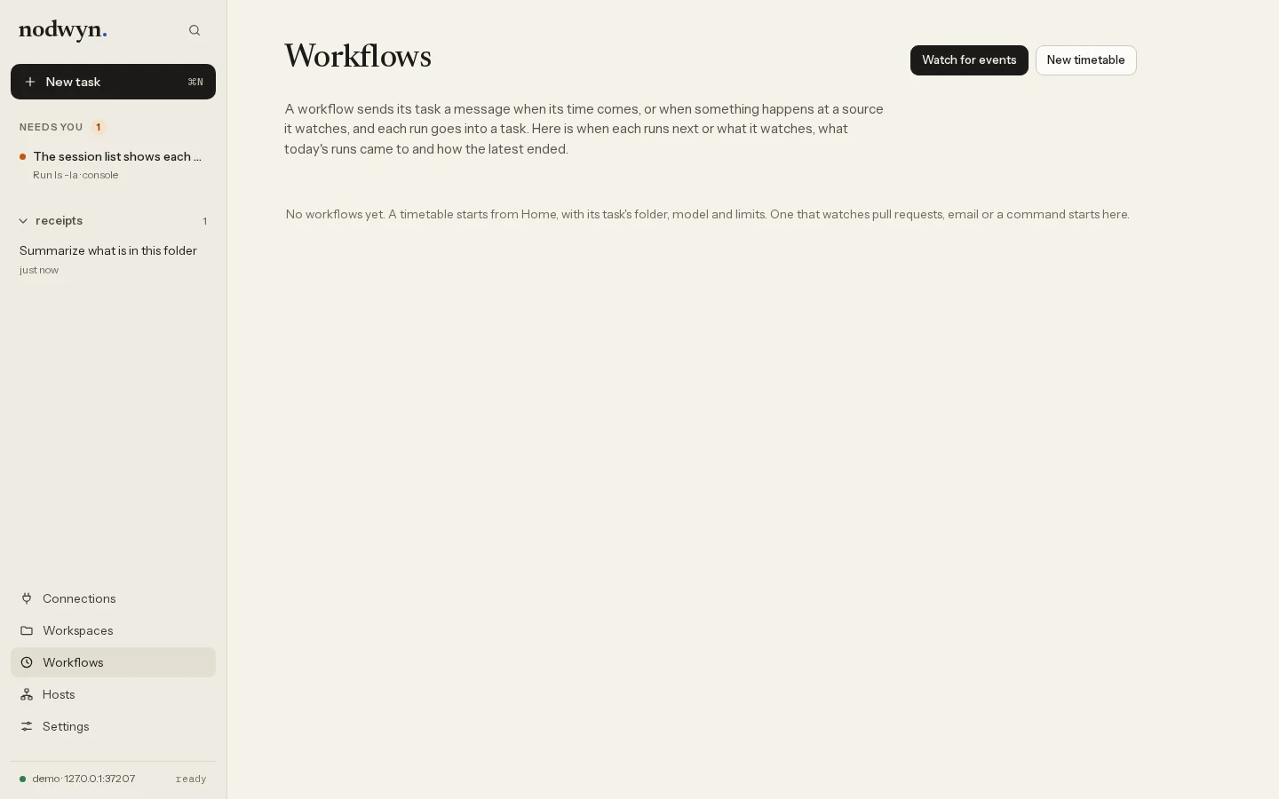 Workflows
